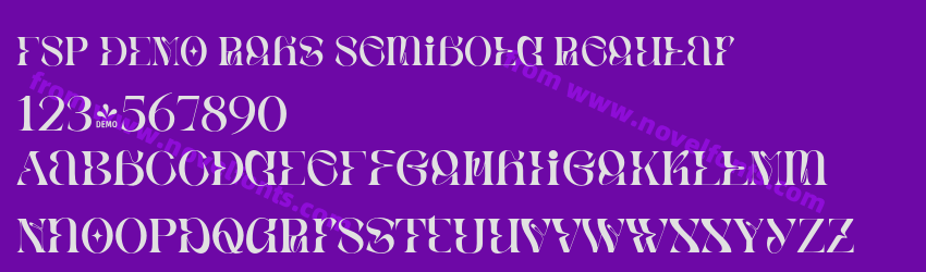 FSP DEMO Rghs Semibold RegularPreview FSP DEMO Rghs Semibold RegularPreview