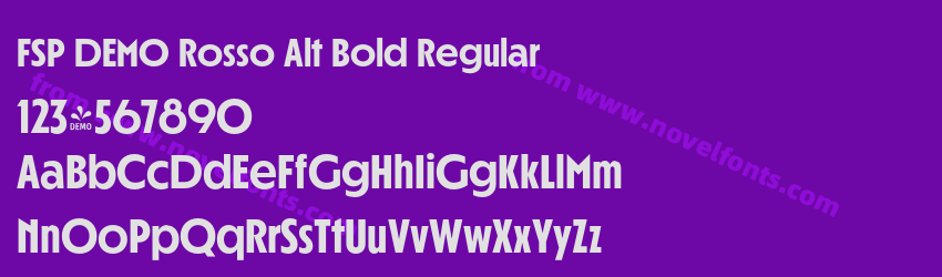 FSP DEMO Rosso Alt Bold RegularPreview FSP DEMO Rosso Alt Bold RegularPreview