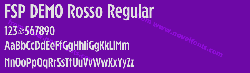 FSP DEMO Rosso RegularPreview FSP DEMO Rosso RegularPreview