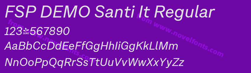 FSP DEMO Santi It RegularPreview FSP DEMO Santi It RegularPreview