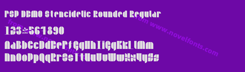 FSP DEMO Stencidelic Rounded RegularPreview FSP DEMO Stencidelic Rounded RegularPreview