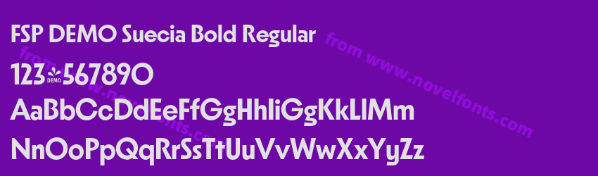 FSP DEMO Suecia Bold RegularPreview FSP DEMO Suecia Bold RegularPreview