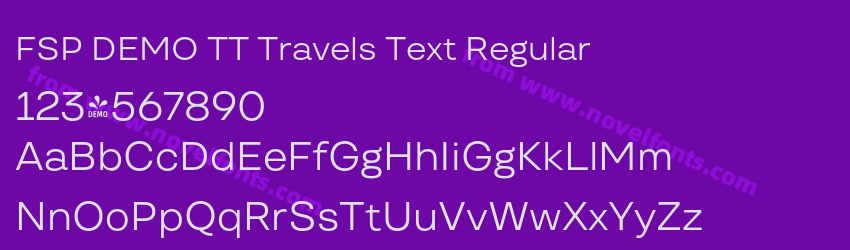 FSP DEMO TT Travels Text RegularPreview FSP DEMO TT Travels Text RegularPreview