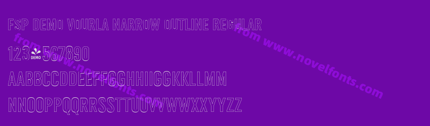 FSP DEMO Vourla Narrow Outline RegularPreview FSP DEMO Vourla Narrow Outline RegularPreview