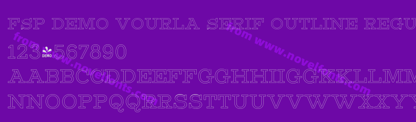 FSP DEMO Vourla Serif Outline RegularPreview FSP DEMO Vourla Serif Outline RegularPreview