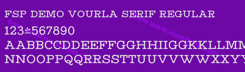 FSP DEMO Vourla Serif RegularPreview