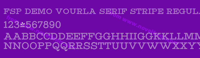 FSP DEMO Vourla Serif Stripe RegularPreview FSP DEMO Vourla Serif Stripe RegularPreview