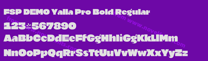 FSP DEMO Yalla Pro Bold RegularPreview FSP DEMO Yalla Pro Bold RegularPreview