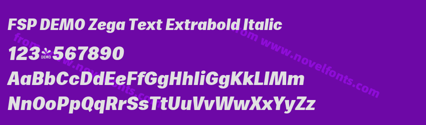 FSP DEMO Zega Text Extrabold ItalicPreview FSP DEMO Zega Text Extrabold ItalicPreview