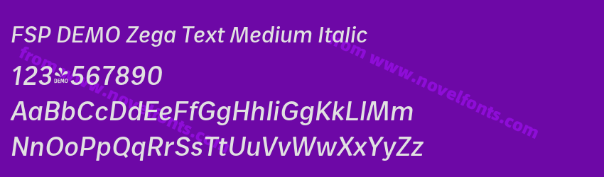 FSP DEMO Zega Text Medium ItalicPreview FSP DEMO Zega Text Medium ItalicPreview
