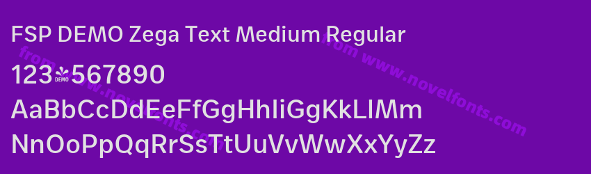 FSP DEMO Zega Text Medium RegularPreview FSP DEMO Zega Text Medium RegularPreview