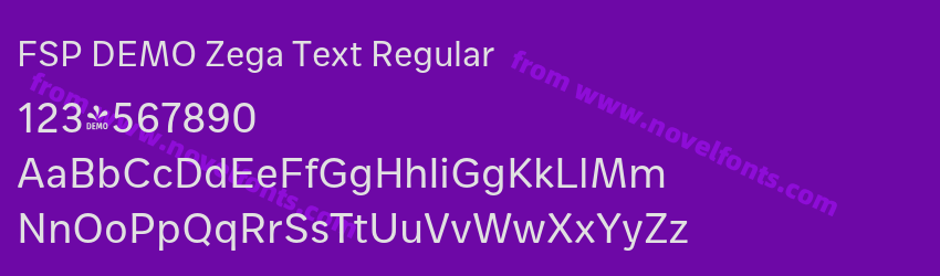 FSP DEMO Zega Text RegularPreview FSP DEMO Zega Text RegularPreview