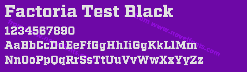Factoria Test BlackPreview