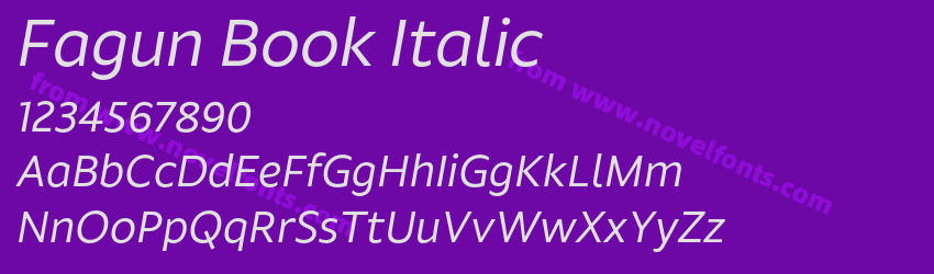 Fagun Book ItalicPreview