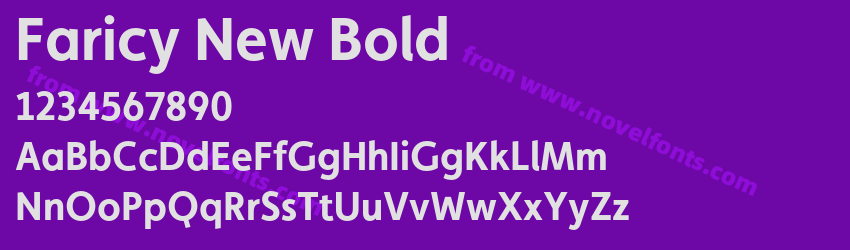 Faricy New BoldPreview Faricy New BoldPreview