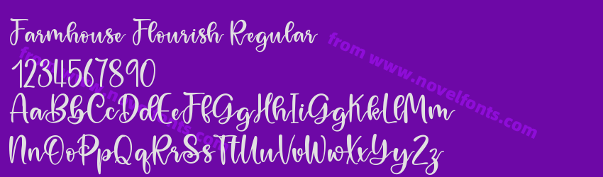 Farmhouse Flourish RegularPreview Farmhouse Flourish RegularPreview