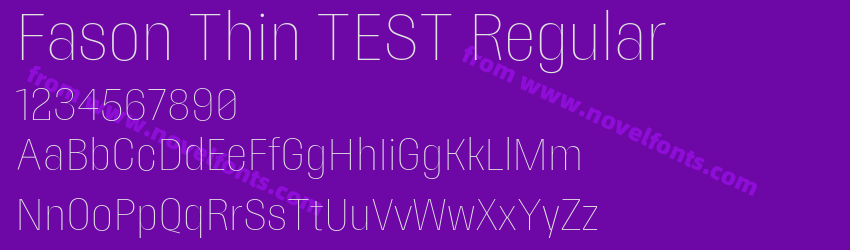 Fason Thin TEST RegularPreview