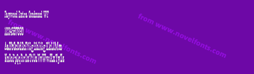 Faywood Extra Condensed WFPreview Faywood Extra Condensed WFPreview