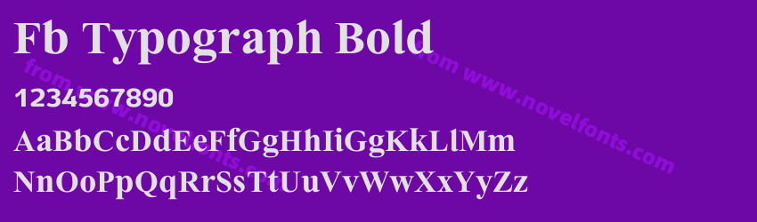 Fb Typograph BoldPreview Fb Typograph BoldPreview