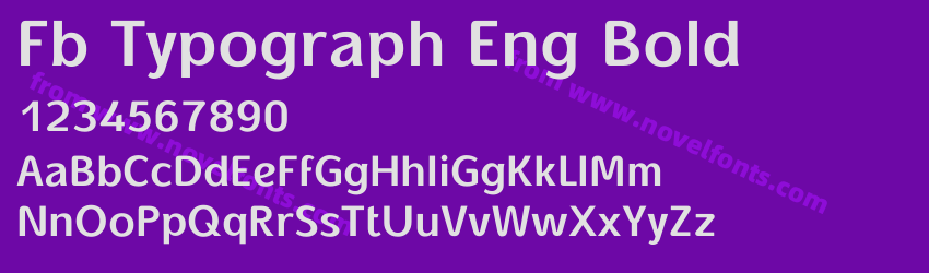 Fb Typograph Eng BoldPreview Fb Typograph Eng BoldPreview