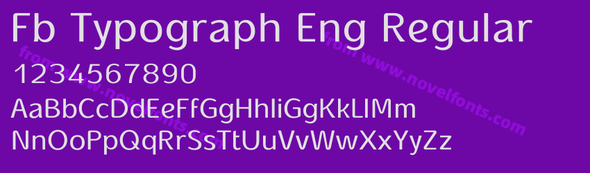 Fb Typograph Eng RegularPreview Fb Typograph Eng RegularPreview