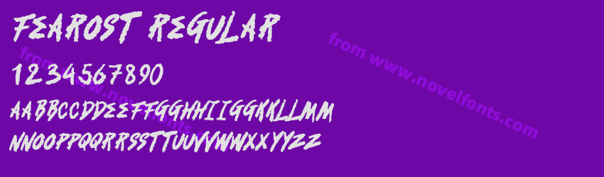 Fearost RegularPreview Fearost RegularPreview
