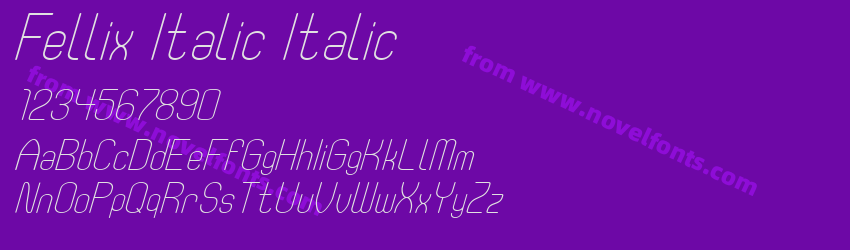 Fellix Italic ItalicPreview Fellix Italic ItalicPreview