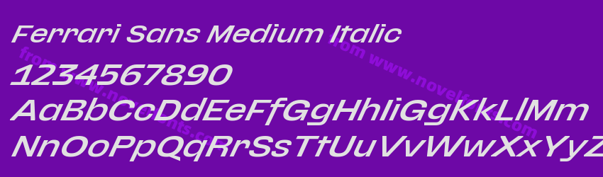 Ferrari Sans Medium ItalicPreview Ferrari Sans Medium ItalicPreview