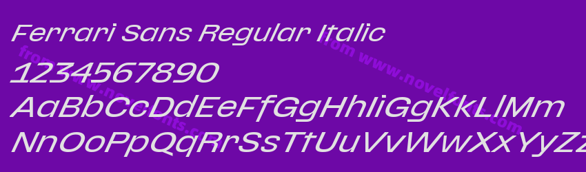 Ferrari Sans Regular ItalicPreview Ferrari Sans Regular ItalicPreview