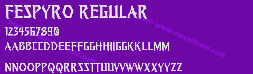 Fespyro RegularPreview Fespyro RegularPreview