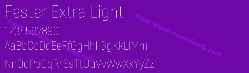 Fester Extra LightPreview Fester Extra LightPreview