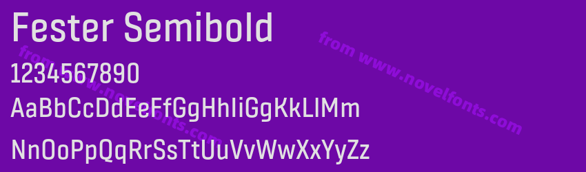 Fester SemiboldPreview Fester SemiboldPreview