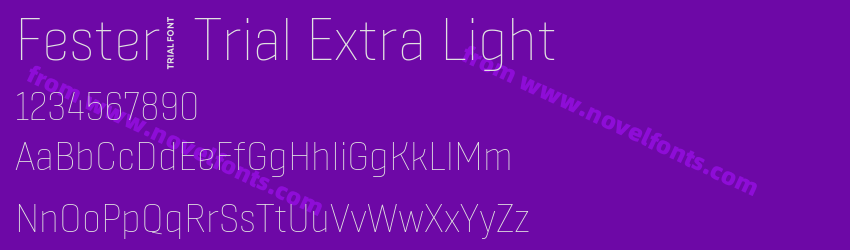 Fester_ Trial Extra LightPreview Fester_ Trial Extra LightPreview