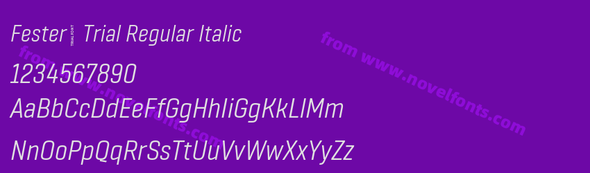 Fester_ Trial Regular ItalicPreview