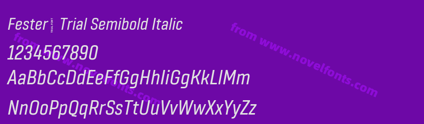 Fester_ Trial Semibold ItalicPreview Fester_ Trial Semibold ItalicPreview