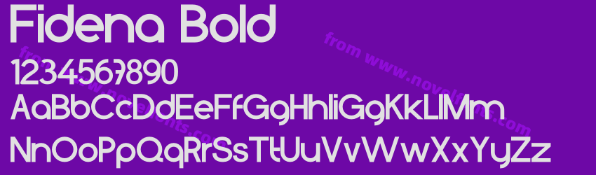 Fidena BoldPreview Fidena BoldPreview
