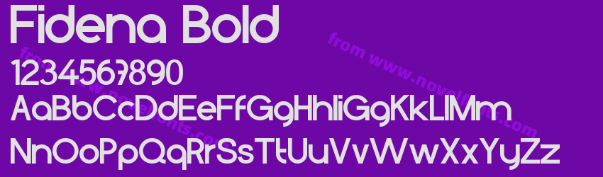 Fidena BoldPreview