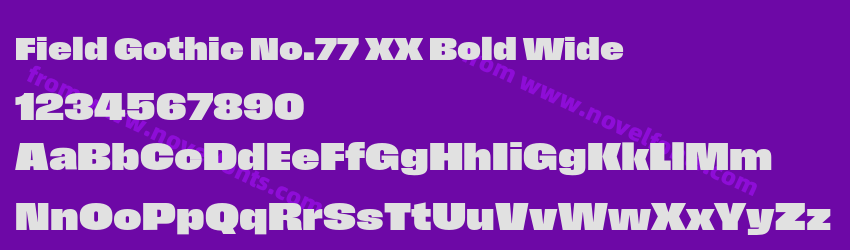 Field Gothic No.77 XX Bold WidePreview