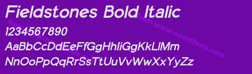 Fieldstones Bold ItalicPreview Fieldstones Bold ItalicPreview