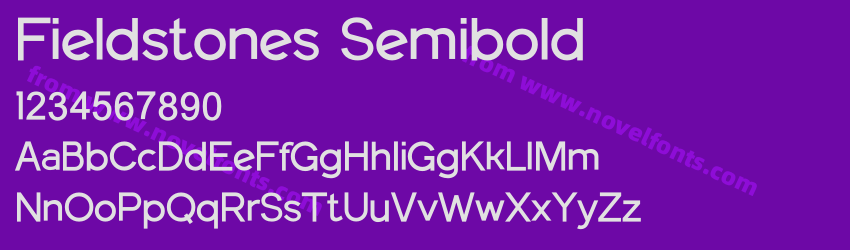 Fieldstones SemiboldPreview Fieldstones SemiboldPreview