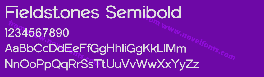 Fieldstones SemiboldPreview Fieldstones SemiboldPreview