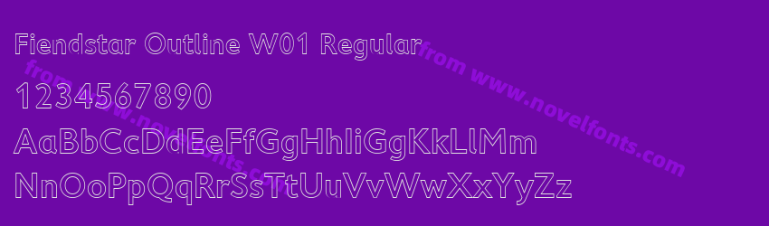 Fiendstar Outline W01 RegularPreview Fiendstar Outline W01 RegularPreview