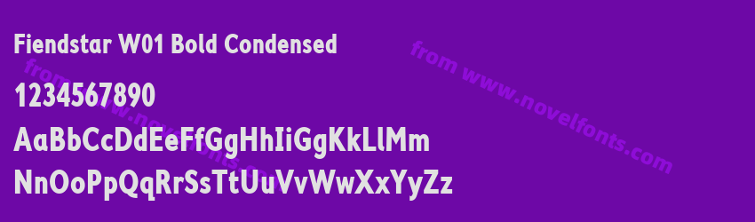 Fiendstar W01 Bold CondensedPreview Fiendstar W01 Bold CondensedPreview