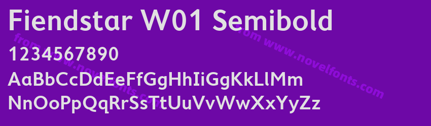 Fiendstar W01 SemiboldPreview Fiendstar W01 SemiboldPreview