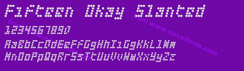 Fifteen Okay SlantedPreview Fifteen Okay SlantedPreview