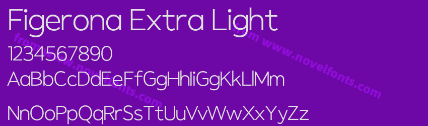 Figerona Extra LightPreview Figerona Extra LightPreview