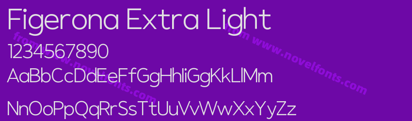 Figerona Extra LightPreview Figerona Extra LightPreview