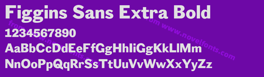 Figgins Sans Extra BoldPreview Figgins Sans Extra BoldPreview