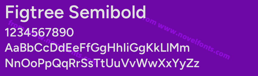 Figtree SemiboldPreview