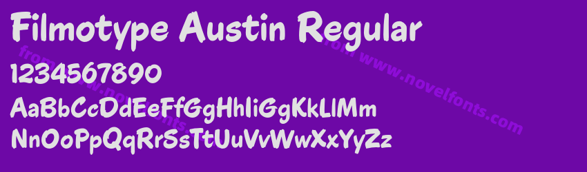 Filmotype Austin RegularPreview Filmotype Austin RegularPreview